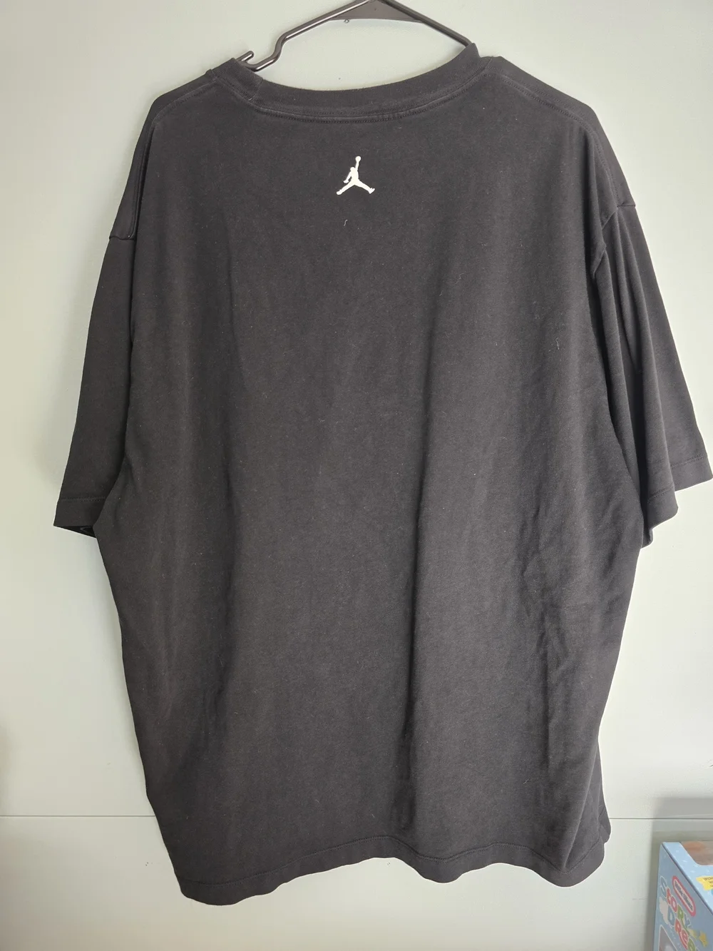 Jordan Black Tee with Red Jumpman Logo XXL